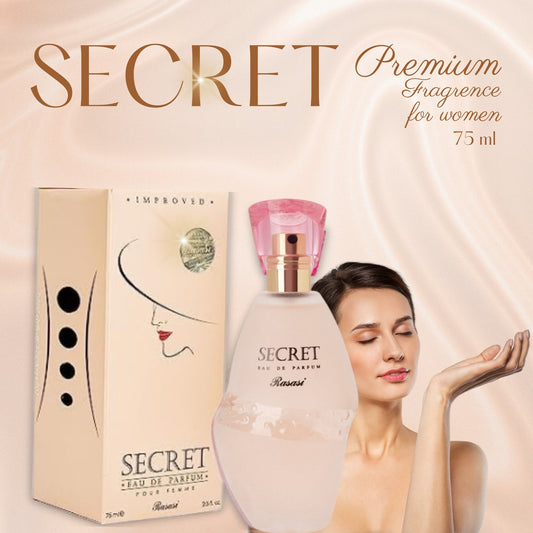 Haven & Hue™ Secret Perfume for Women by Rasasi – 75ml | Luxurious & Long-Lasting Fragrance