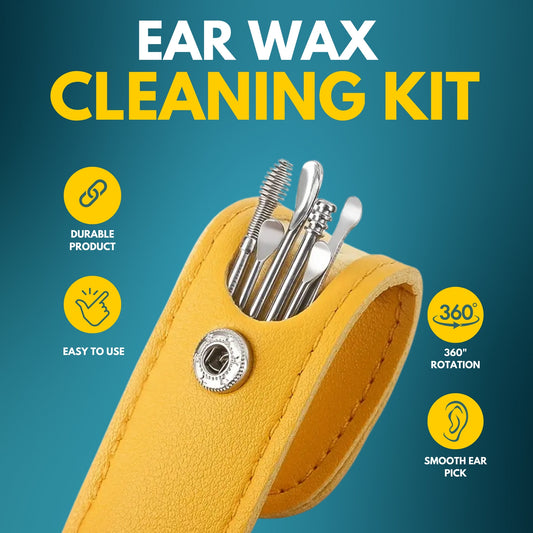 Haven & Hue™ 6-in-1 Ear Wax Removal Kit – Premium Stainless Steel Ear Cleaning Tools (Random Color)